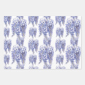 Elegant Paarse Wisteria Flowers Inpakpapier Vel (Voorkant)
