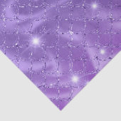 Elegant Paarse zeemeerminnen metallisch glitter Tissuepapier (Detail)
