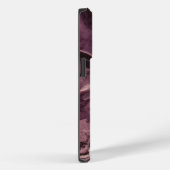 Elegant Paarse Zwart Marmer Cool Case-Mate iPhone Case (Achterkant / Rechts)