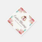 Elegant paasbessen Floral Cross Servet (Hoek)