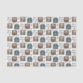 Elegant Paashaas Glas in lood Tissuepapier (Voorkant)