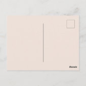 Elegant paashaas jongen en meisje briefkaart (Achterkant)