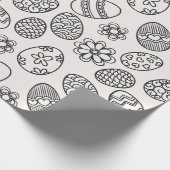 Elegant paaskarton, verpakkingspapier cadeaupapier (Hoek)