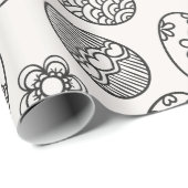 Elegant paaskarton, verpakkingspapier cadeaupapier (Rol Hoek)