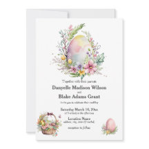 Elegant Paasmaterie Lente Waterverf bruiloft