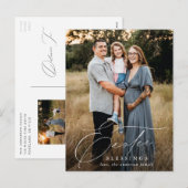 Elegant Paasverslaafden 2 Fotovakantie Feestdagenkaart (Voorkant / Achterkant)