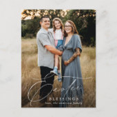 Elegant Paasverslaafden 2 Fotovakantie Feestdagenkaart (Voorkant)