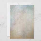 Elegant Painted Copper Birthday Party Invitation Kaart (Achterkant)