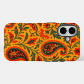 Elegant paisley bloempatroon Case-Mate iPhone case (Achterkant (horizontaal))