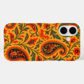 Elegant paisley bloempatroon Case-Mate iPhone case (Achterkant (horizontaal))