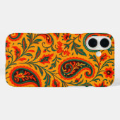 Elegant paisley bloempatroon Case-Mate iPhone case (Achterkant (horizontaal))