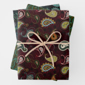 Elegant Paisley Combinaties | Alle voorvallen Inpakpapier Vel (In situ)