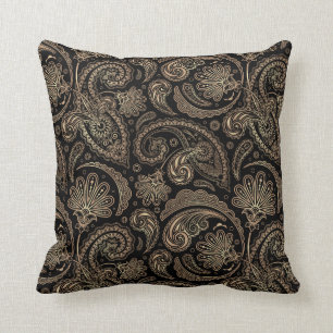 Elegant Paisley  Damask Flowers Floral Kussen