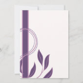 Elegant Paisley Fated Floral Save The Date Kaart (Achterkant)