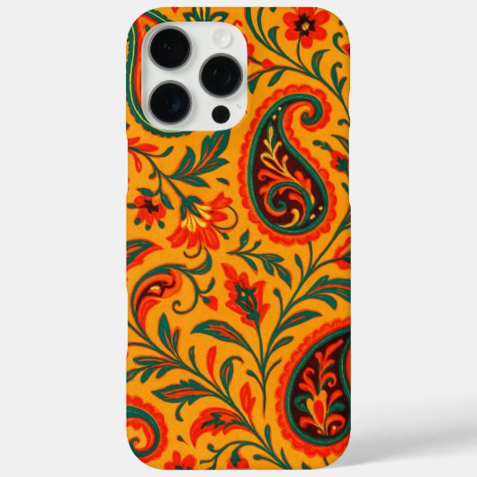 Elegant Paisley Floral Pattern Case-Mate iPhone Case (Achterkant)