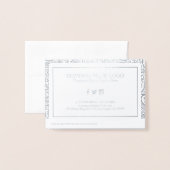 Elegant  paisley folie kaarten (Met envelop)