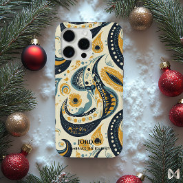 Elegant Paisley Fusion – Artistieke, wereldwijde s iPhone 15 Pro Max Hoesje