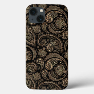 Elegant Paisley Vintage Damask Flowers Pattern iPhone 13 Hoesje