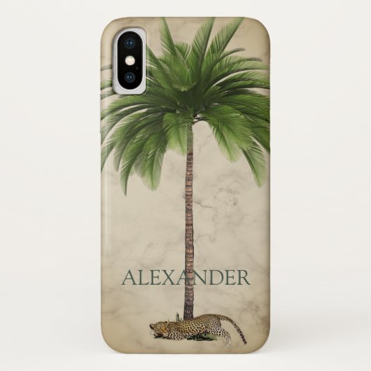 Elegant  palm boomluipaard Wild Persoonlijk Case-Mate iPhone Case (Achterkant)