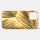 Elegant Palm Repeat Patroon Ontwerp Case-Mate iPhone Case (Achterkant (horizontaal))