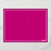 Elegant Palm Travel Briefkaart (Achterkant)