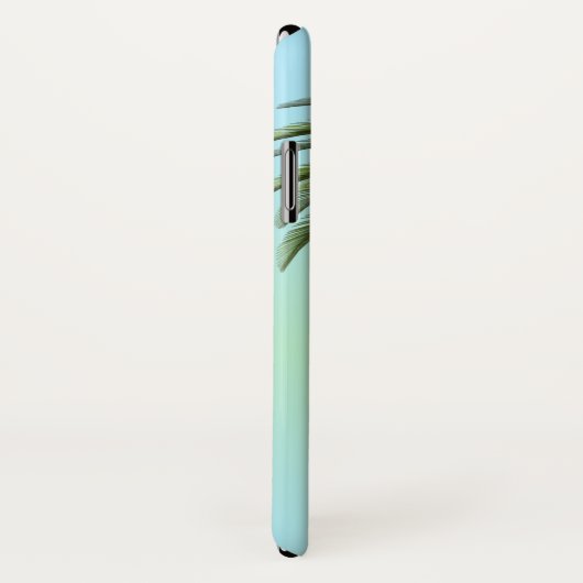 Elegant Palm Tree Leopard Wild Green Case-Mate iPhone Case (Achterkant / rechts)