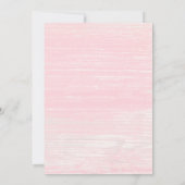 Elegant Palm Trees Beach Wedding Invitations Kaart (Achterkant)