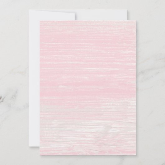 Elegant Palm Trees Beach Wedding Invitations Kaart (Achterkant)