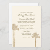 Elegant Palm Uitnodiging (Voorkant / Achterkant)