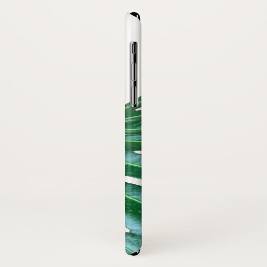 Elegant palmblad tropisch oerwoud regenwoudblad Case-Mate iPhone case (Achterkant/links)