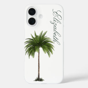 Elegant  palmboom Persoonlijk iPhone 16 Hoesje