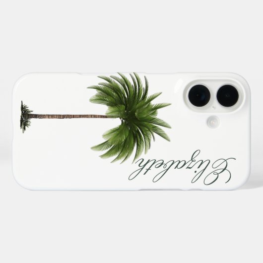 Elegant  palmboom Persoonlijk Case-Mate iPhone Case (Achterkant (horizontaal))