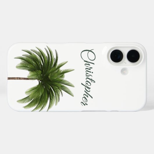 Elegant  palmboom Persoonlijk Case-Mate iPhone Case (Achterkant (horizontaal))