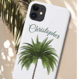Elegant  palmboom Persoonlijk Case-Mate iPhone Case