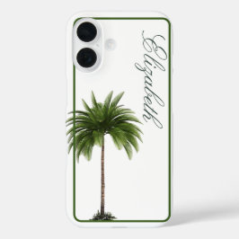 Elegant  palmboom Persoonlijk iPhone 16 Hoesje