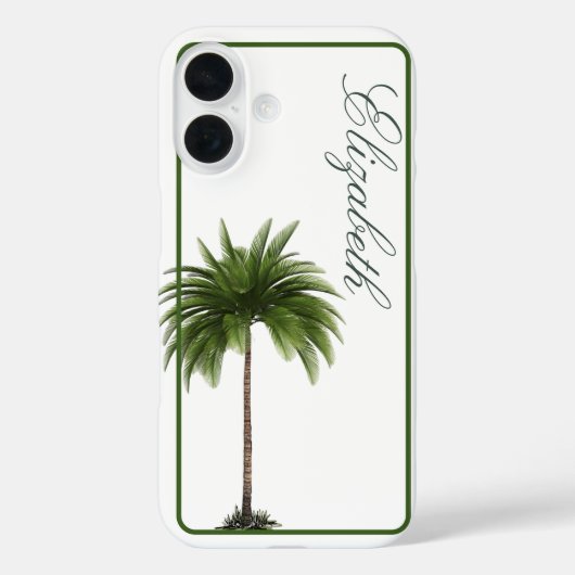 Elegant  palmboom Persoonlijk Case-Mate iPhone Case (Achterkant)