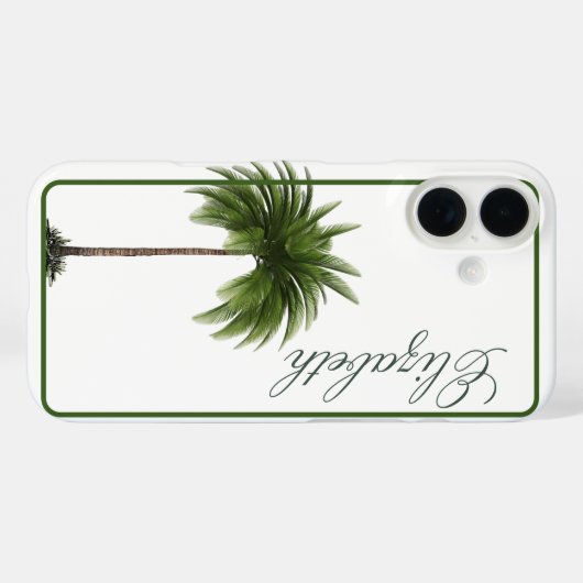 Elegant  palmboom Persoonlijk Case-Mate iPhone Case (Achterkant (horizontaal))