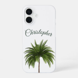 Elegant palmboom Persoonlijk iPhone 16 Hoesje