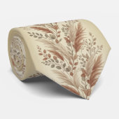 Elegant Pampagras & Eucalyptus Stropdas (Opgerold)