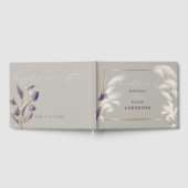 Elegant Pampas Grass Amethyst Anthurium Gastenboek (Volledig)