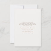 Elegant Pampas Grass White Floral Bedankkaart (Achterkant)