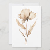 Elegant pampasgras 5x7" save the date (Achterkant)