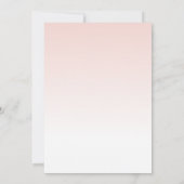 Elegant Pancakes Pink Bridal Brunch Uitnodiging (Achterkant)