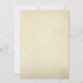 Elegant paper Victoriaans Death Jubileum Kaart (Achterkant)