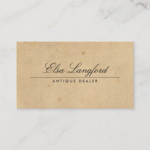 ELEGANT  PAPIER VISITEKAARTJE