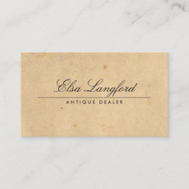 ELEGANT  PAPIER VISITEKAARTJE