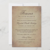 Elegant  papier - voor altijd in ons hart kaart (Voorkant)