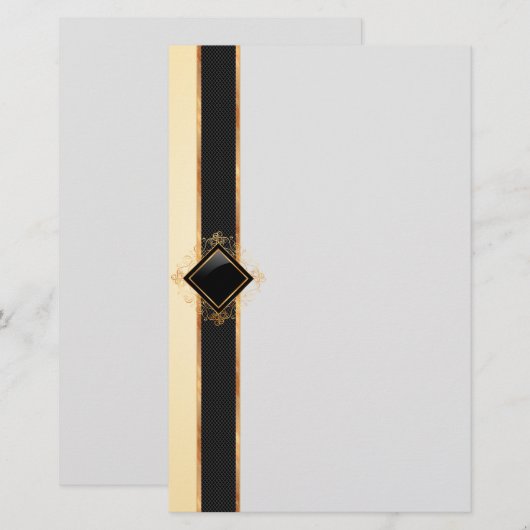 Elegant papier voor kantoorbenodigdheden (Voorkant / Achterkant)