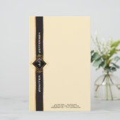 Elegant papier voor kantoorbenodigdheden (Staand voorkant)