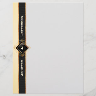 Elegant  papier voor kantoorbenodigdheden briefhoofd